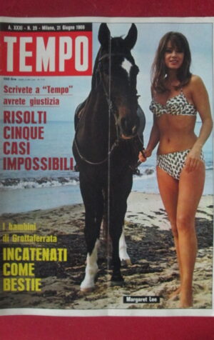 TEMPO 25 1969 MARGARET LEE - I BAMBINI DI GROTTAFERRATA MARIO CAPANNA [TR21]