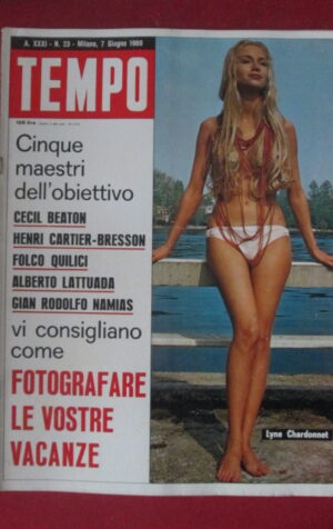 TEMPO 23 1969 LYNE CHARDONNET - IL CAOS DI PIER PAOLO PASOLINI  [TR21]