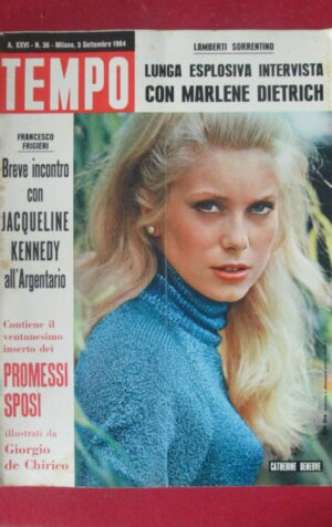 TEMPO 36 1964 CATHERINE DENEUVE MARLENE DIETRICH [TR21]