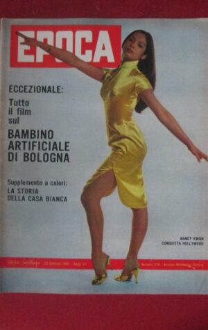 EPOCA 538 1961 NANCY KWAN PROFESSOR DANIELE PETRUCCI NEGUS [TR21]