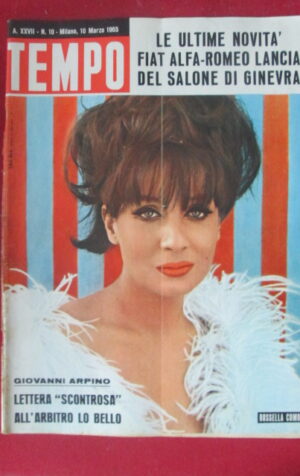TEMPO 10 1965 ROSSELLA COMO GIOVANNI ARPINO PADRE PIO RITA PAVONE [TR21]