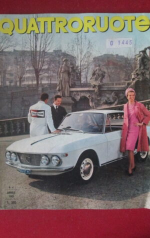 QUATTRORUOTE 112 1965 BMW 1800 TI – Fiat 850 Coupè con disegno tecnico [TR21]