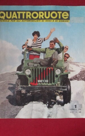 QUATTRORUOTE 1 1960 FACEL VEHA HK 500 TEST SU STRADA FIAT 600 MULTIPLA [TR21]