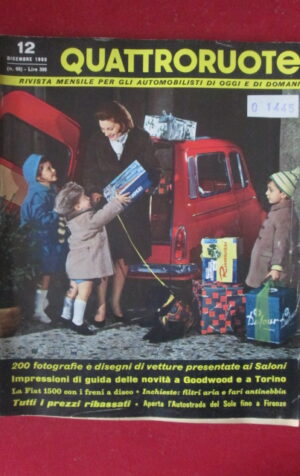 QUATTRORUOTE 12 1960 SPECIALE 42 SALONE DI TORINO  [TR21]