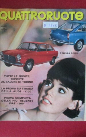 QUATTRORUOTE 119 1965 Salone di Torino Test Audi 1700 Fiat 500 [TR21]