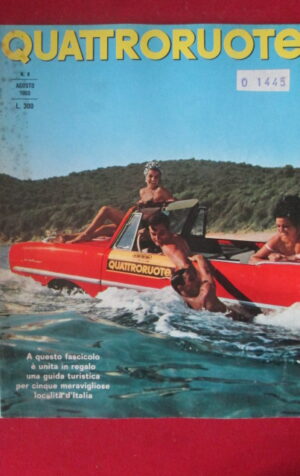 QUATTRORUOTE 116 1965 Automobili della Cina di Mao Fiat 850 Spider  [TR21]