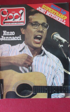 CIAO 2001 43 1980 ENZO JANNACCI SUPERTRAMP JONI MITCHELL  [G103B]