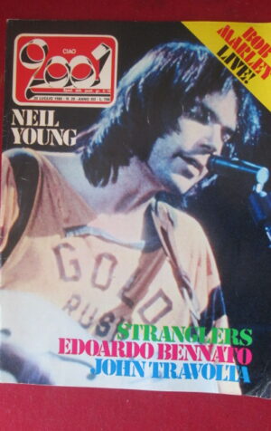 CIAO 2001 29 1980 BOB MARLEY NEIL YOUNG STRANGLERS BENNATO TRAVOLTA [G103B]