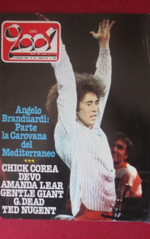 CIAO 2001 28 1980 BRANDUARDI CHICK COREA DEVO AMANDA LEAR  [G103B]