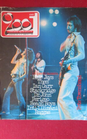 CIAO 2001 19 1975 PETE TOWNSHEND BLUE JAYS PERIGEO INTI ILLIMANI [G103B]