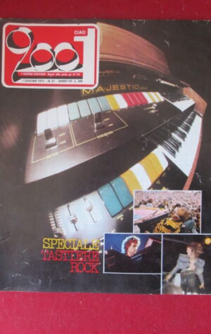 CIAO 2001 21 1975 SPECIALE TASTIERE ROCK RICHARD WRIGHT ELTON JOHN [G103B]