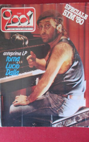 CIAO 2001 36 1980 LUCIO DALLA KINKS BOB MARLEY STEVE HACKETT JIMMY CLIFF [G103B]