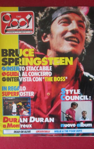 CIAO 2001 25 1985 POSTER DURAN DURAN BRUCE SPRINGSTEEN STYLE COUNCIL [G103B]