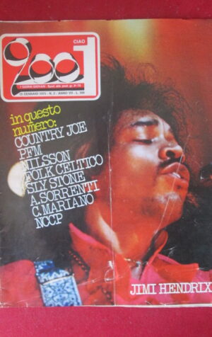 CIAO 2001 2 1975 JIMI HENDRIX PFM NILSSON ALAN SORRENTI NCCP  [G103B]
