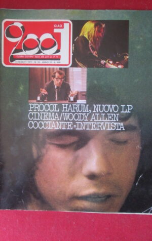 CIAO 2001 10 1977 PROCOL HARUM WOODY ALLEN COCCIANTE [G103B]