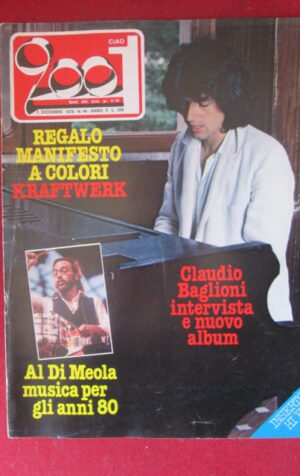 CIAO 2001 48 1978 CLAUDIO BAGLIONI AL DI MEOLA RAMONES BEE GEES NOMADI [G103B]