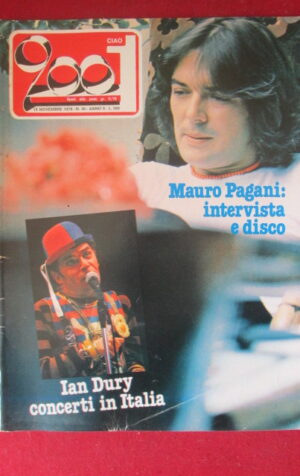 CIAO 2001 46 1978 MAURO PAGANI IAN DURY DRUPI MARCO FERRADINI ANDY MACKAY [G103B