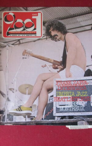 CIAO 2001 33 1975 ZAPPA UMBRIA JAZZ BEATLES STORY LE ORME VICTOR JARA [G103B]