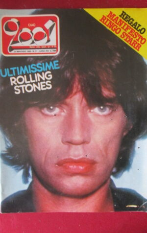 CIAO 2001 21 1980 POSTER RINGO STARR ROLLING STONES DIRE STRAITS IGGY POP [G103C
