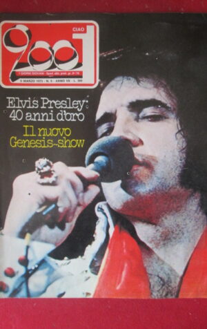CIAO 2001 9 1975 ELVIS PRESLEY GENESIS SUPERTRAMP [G103C]