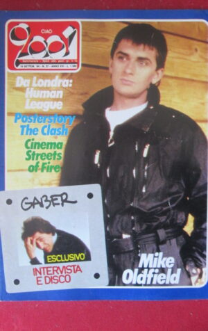 CIAO 2001 37 1984 POSTER STORY THE CLASH - HUMAN LEAGUE MIKE OLDFIELD [G103C]