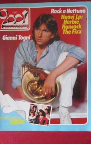 CIAO 2001 38 1984 POSTER STORY QUEEN MERCURY GIANNI TOGNI ALICE NANNINI [G103C]