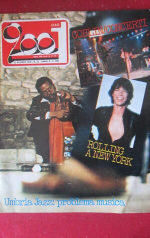 CIAO 2001 32 1978 GOBLIN ROLLING STONES PINK FLOYD ROBERTO SOFFICI [G103C]
