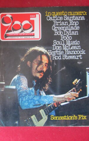 CIAO 2001 6 1975 SENSATION'S FIX SANTANA BRIAN ENO BOB DYLAN GREENSLADE [G103C]