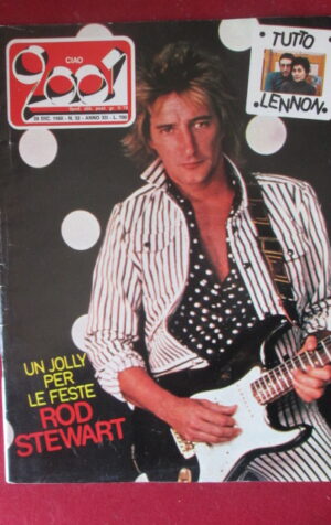 CIAO 2001 52 1980 ROD STEWART ROBERTO VECCHIONI JOHN LENNON BENNATO [G103C]