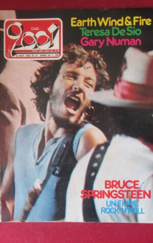 CIAO 2001 47 1980 BRUCE SPRINGSTEEN EARTH WIND FIRE TERESA DE SIO  [G103C]