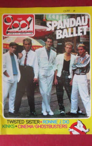 CIAO 2001 5 1985 SPANDAU BALLET TWISTED SISTER KINKS TRAILER GHOSTBUSTERS [G103C