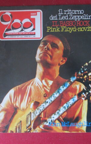 CIAO 2001 7 1975 LED ZEPPELIN PINK FLOYD JOHN MCLAUGHLIN PIRROT LUNAIRE [G103C]