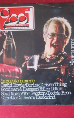 CIAO 2001 5 1975 ELTON JOHN DAVID BOWIE STRING DRIVEN THING MILES DAVIS [G103C]