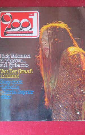 CIAO 2001 18 1975 RICK WAKEMAN VAN DER GRAAF GLORIA GAYNOR NICO [G103C]
