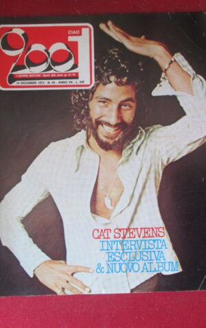 CIAO 2001 49 1975 CAT STEVENS ALICE COOPER LE ORME DAVID BOWIE BOB DYLAN [G103C]