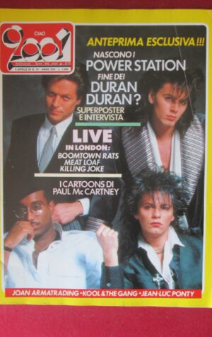 CIAO 2001 14 1985 POSTER THE POWER STATION ANDY TAYLOR ROBERT PALMER [G103C]