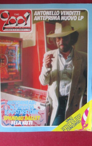 CIAO 2001 28 1984 POSTER STORY MOTORHEAD VENDITTI SPANDAU BALLET FE KUTI [G103C]