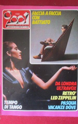 CIAO 2001 14 1984 FRANCO BATTIATO LED ZEPPELIN ULTRAVOX WHEATHER REPORT [G103C]