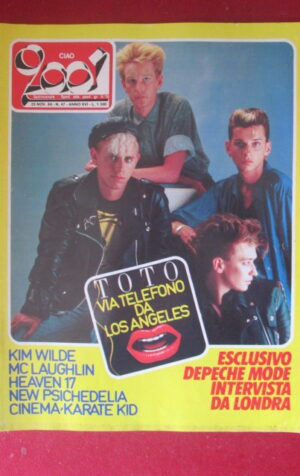 CIAO 2001 47 1984 POSTER KIM WILDE - DEPECHE MODE HEAVEN 17 MC LAUGHIN [G103C]