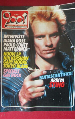 CIAO 2001 51 1984 STING DIANA ROSS PAOLO CONTE MATT BIANCO GARY MOORE [G103C]