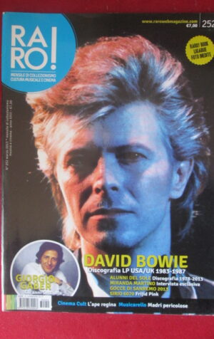 RARO ! 252 2013 DAVID BOWIE GIORGIO GABER ALUNNI DEL SOLE MIRANDA MARTINO [G103C