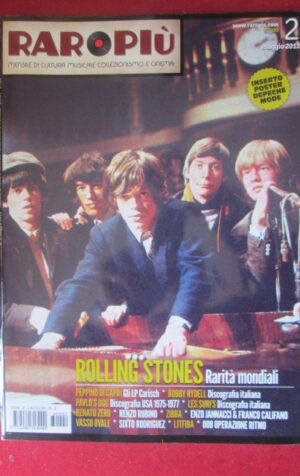 RARO PIU 2 2013 POSTER DEPECHE MODE ROLLING STONES RENATO ZERO CALIFANO [G103C]