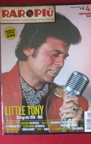 RARO PIU 4 2013 POSTER KISS - LITTLE TONY BANCO MUTUO SOCCORSO BILLY JOEL [G103C