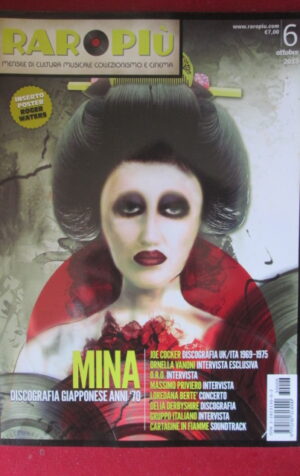 RARO PIU 6 2013 POSTER ROGER WATERS - MINA VANONI LOREDANA BERTE [G103C]