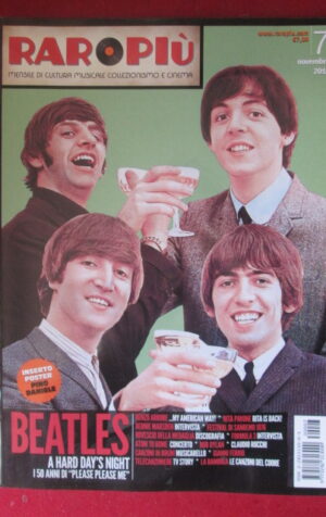 RARO PIU 7 2013 POSTER PINO DANIELE - BEATLES PATTY PRAVO BERNIE MARDSEN [G103C]