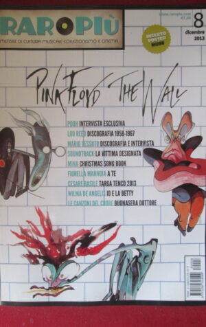 RARO PIU 8 2013 POSTER MUSE - PINK FLOYD POOH LOU REED MINA MANNOIA [G103C]