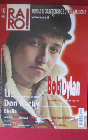 RARO ! 149 2003 BOB DYLAN U2 DON BACKY SHEILA DISCOGRAFIA DAVID SYLVIAN [G103C]