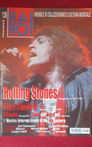 RARO ! 138 2002 ROLLING STONES PINO DANIELE SAMUELE BERSANI BATTISTI [G103D]