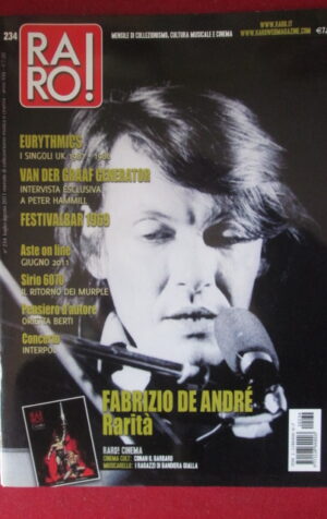 RARO ! 234 2011 FABRIZIO DE ANDRE EURYTHMICS FESTIVALBAR 1969 MURPLE [G103D]