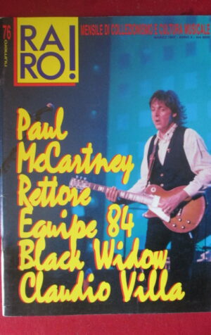 RARO ! 76 1997 PAUL MCCARTNEY DONATELLA RETTORE EQUIPOE 84 BLACK WIDOW [G103D]